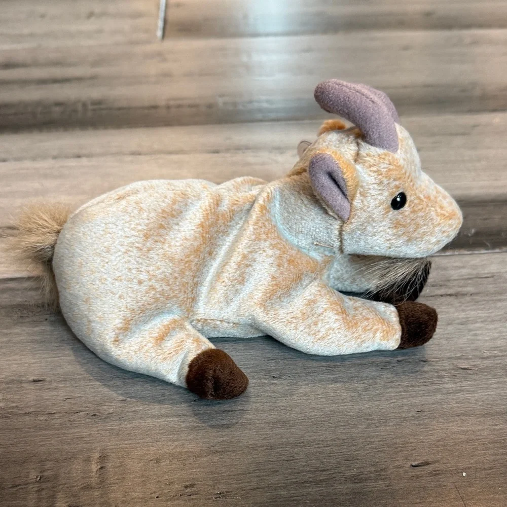 VINTAGE Collectable Goatee Beanie Baby Plush Toy - Picture 4 of 8